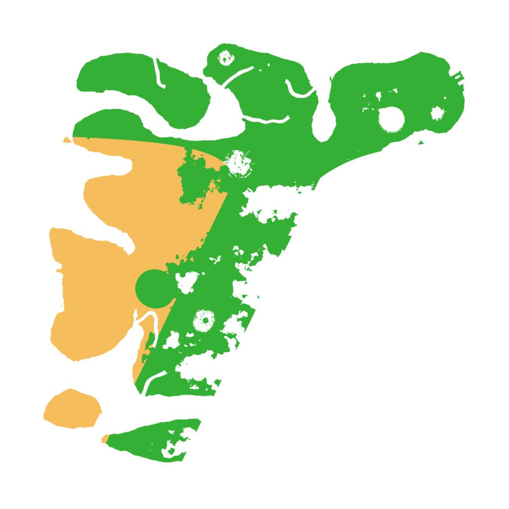 Biome Rust Map: Procedural Map, Size: 3500, Seed: 908885