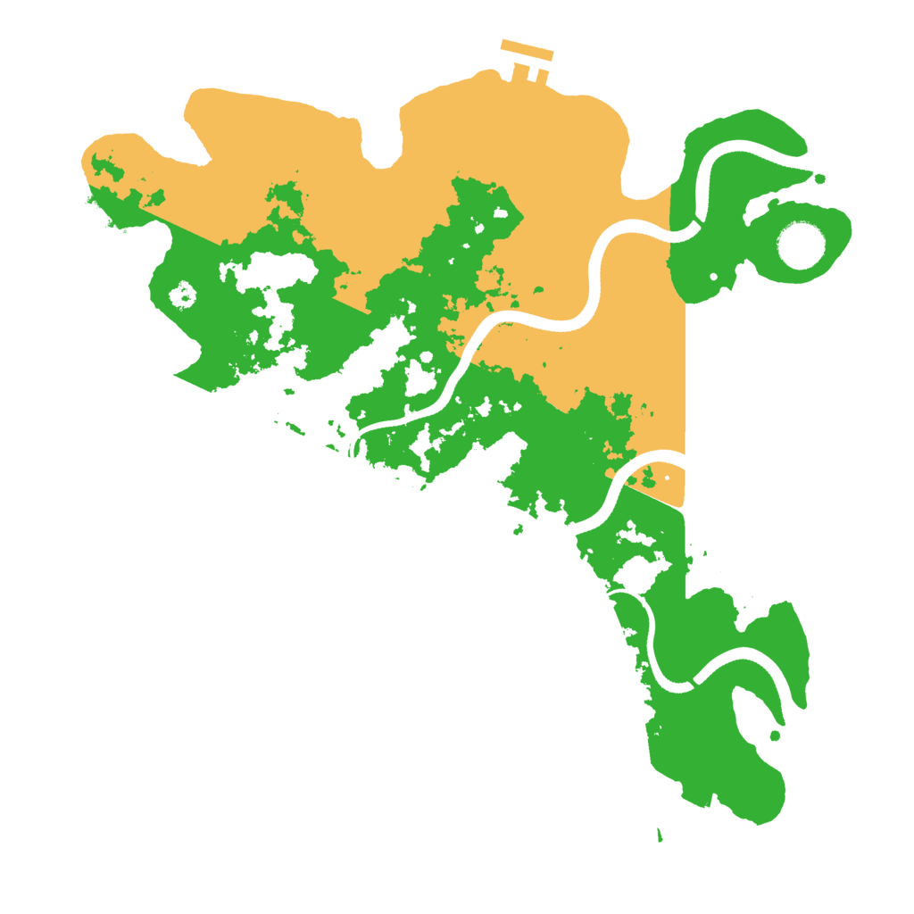 Biome Rust Map: Procedural Map, Size: 3500, Seed: 3297994