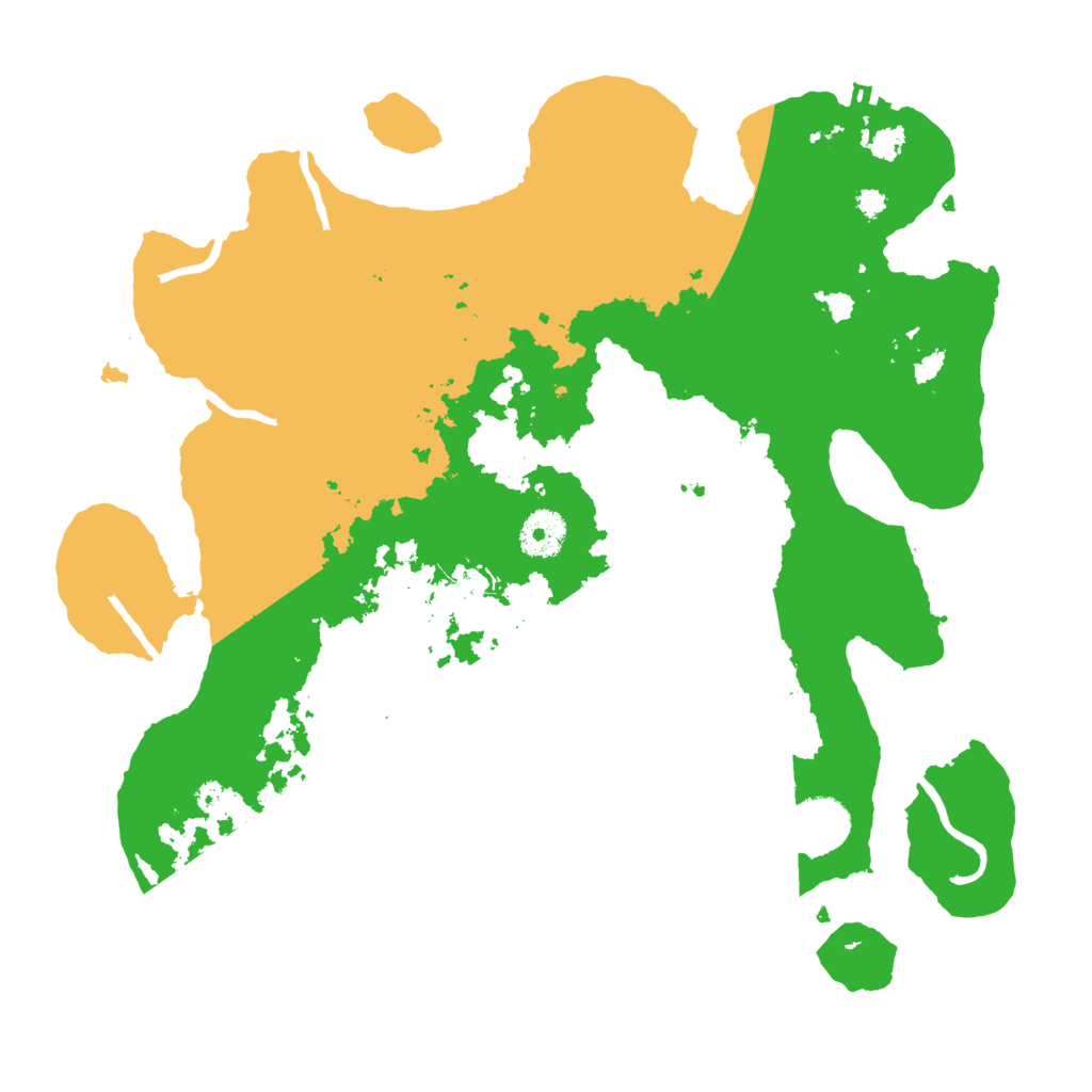 Biome Rust Map: Procedural Map, Size: 3500, Seed: 230423