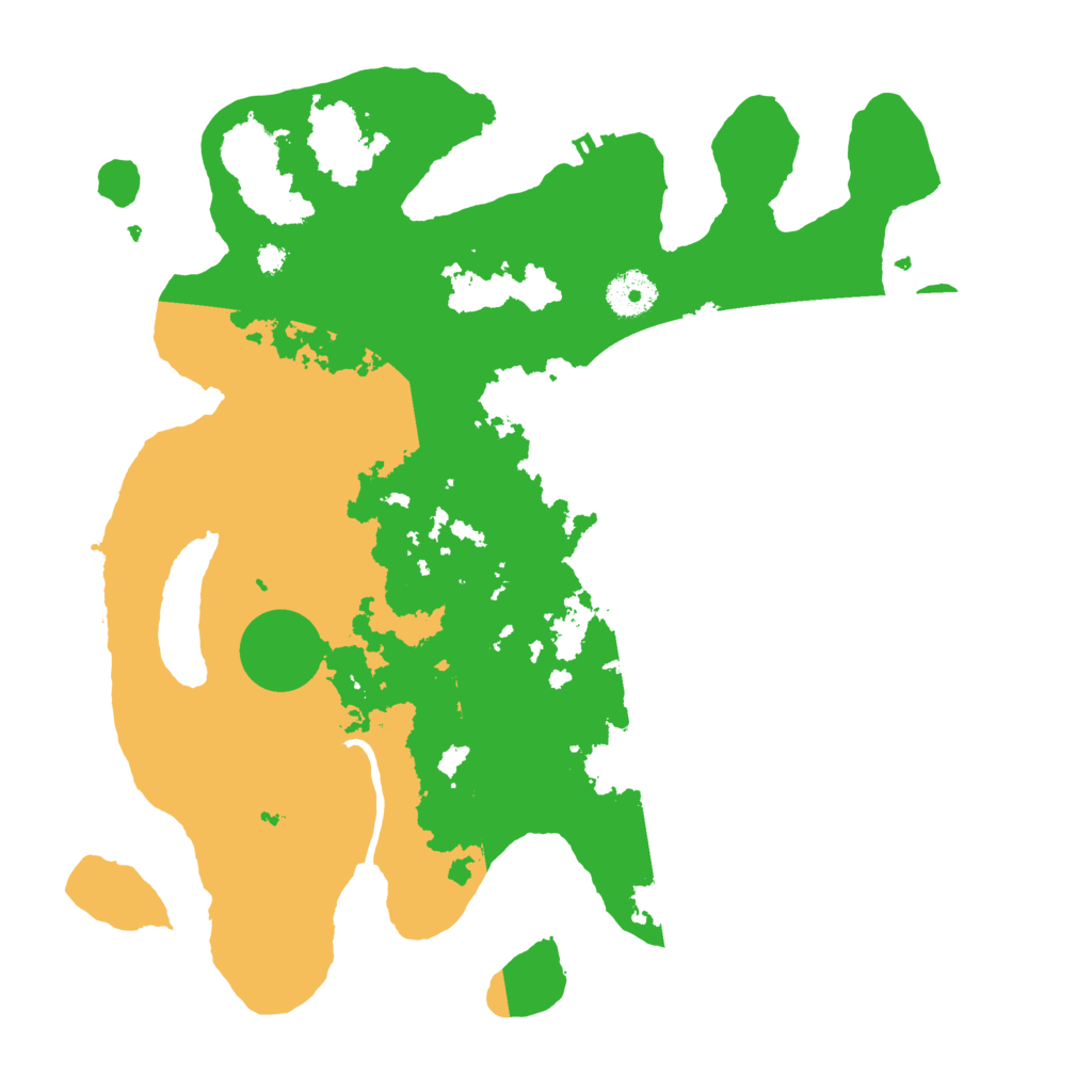 Biome Rust Map: Procedural Map, Size: 3500, Seed: 4261617
