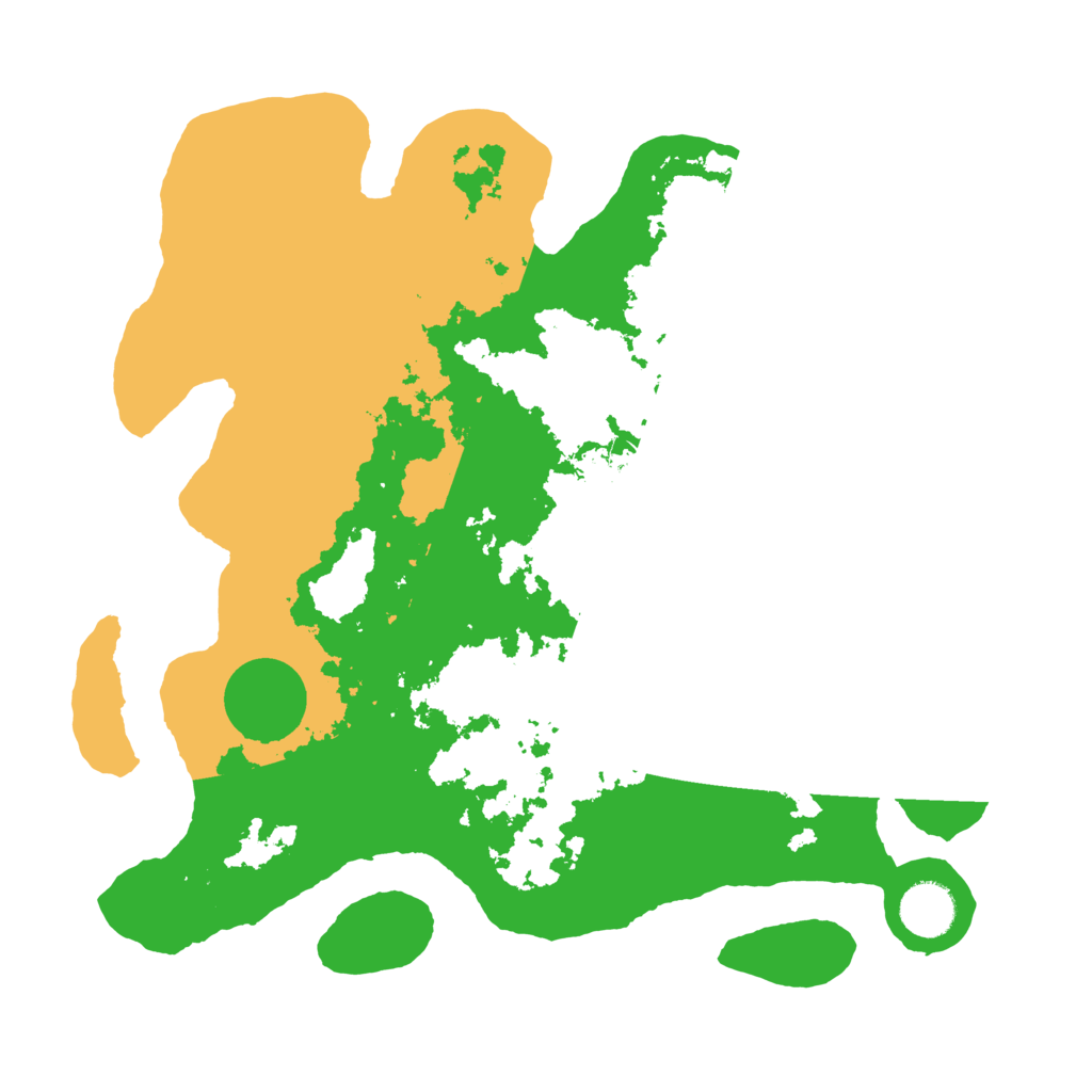 Biome Rust Map: Barren, Size: 3500, Seed: 5617047