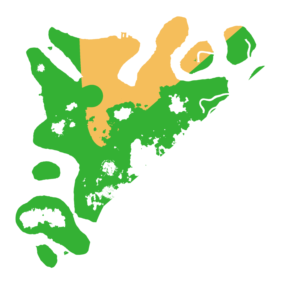 Biome Rust Map: Procedural Map, Size: 3500, Seed: 6240053