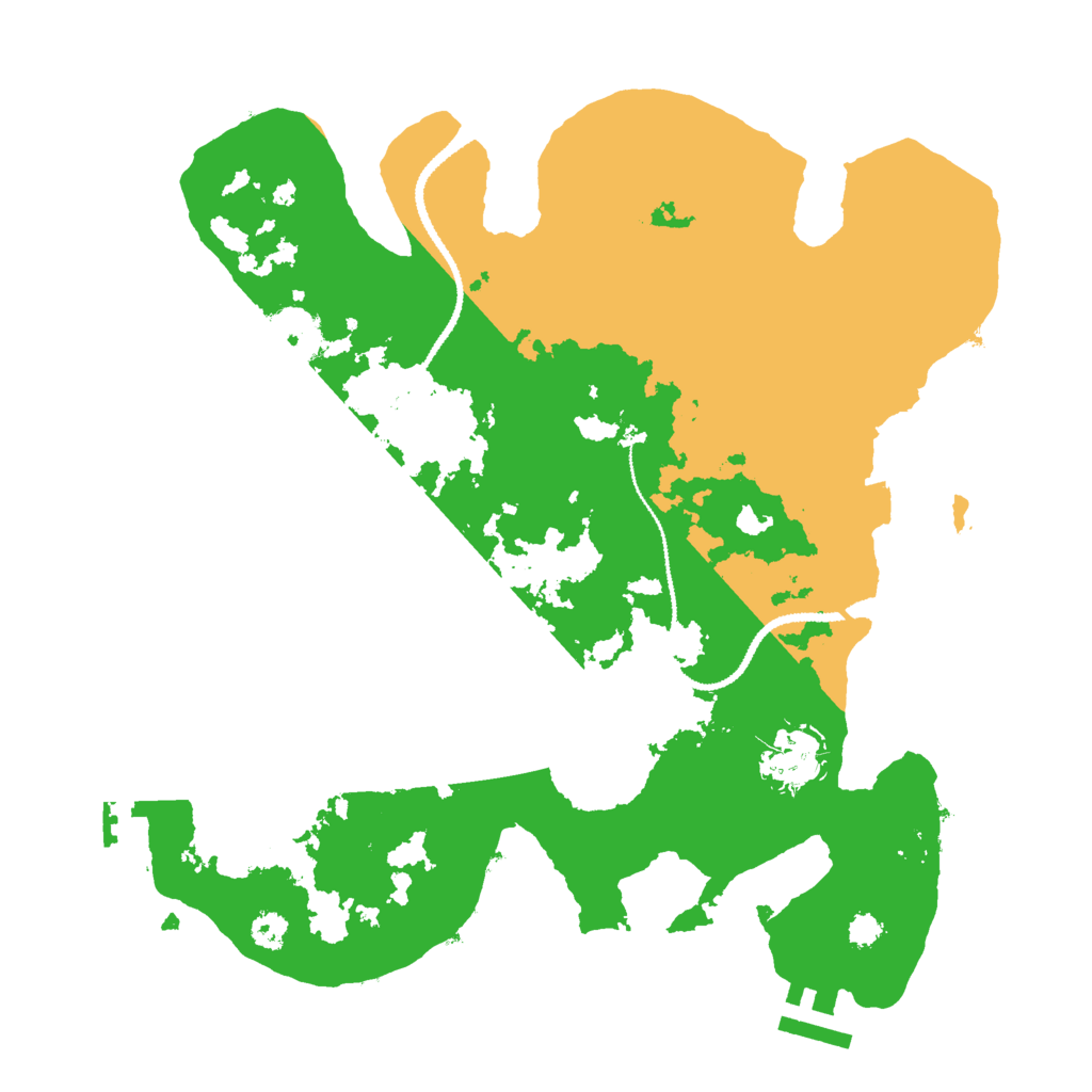 Biome Rust Map: Procedural Map, Size: 3000, Seed: 484723914