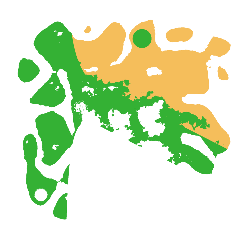 Biome Rust Map: Barren, Size: 3500, Seed: 2684918