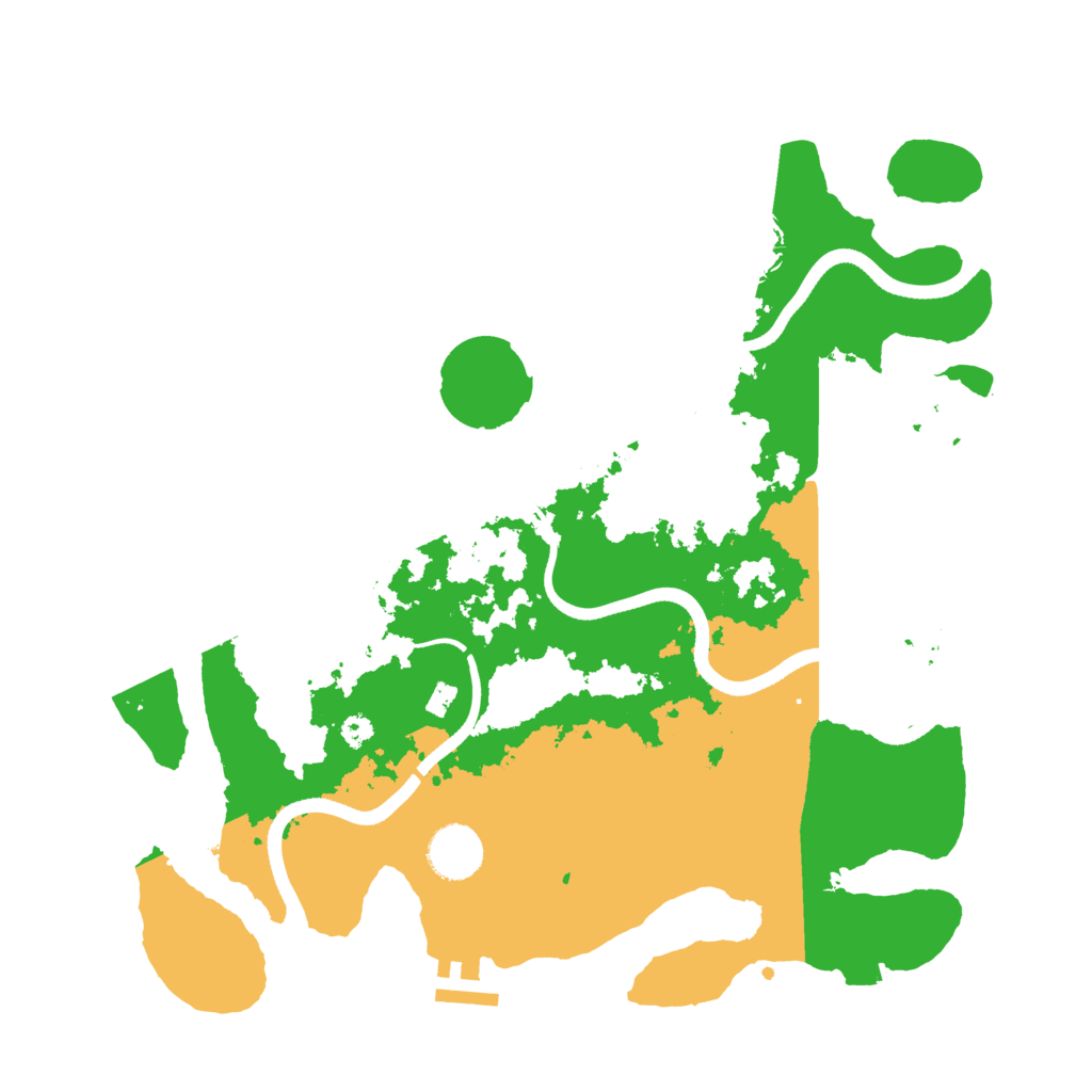 Biome Rust Map: Procedural Map, Size: 3500, Seed: 804327