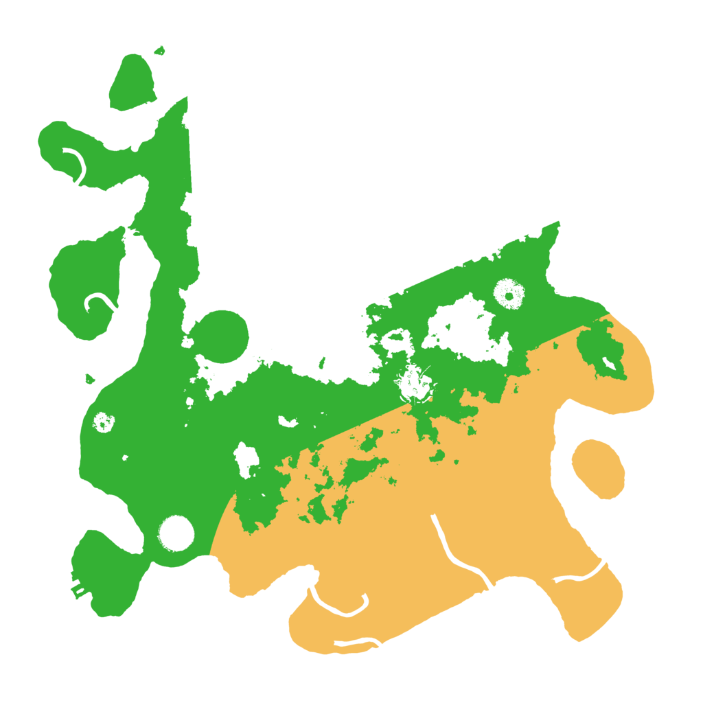 Biome Rust Map: Procedural Map, Size: 3500, Seed: 3339805