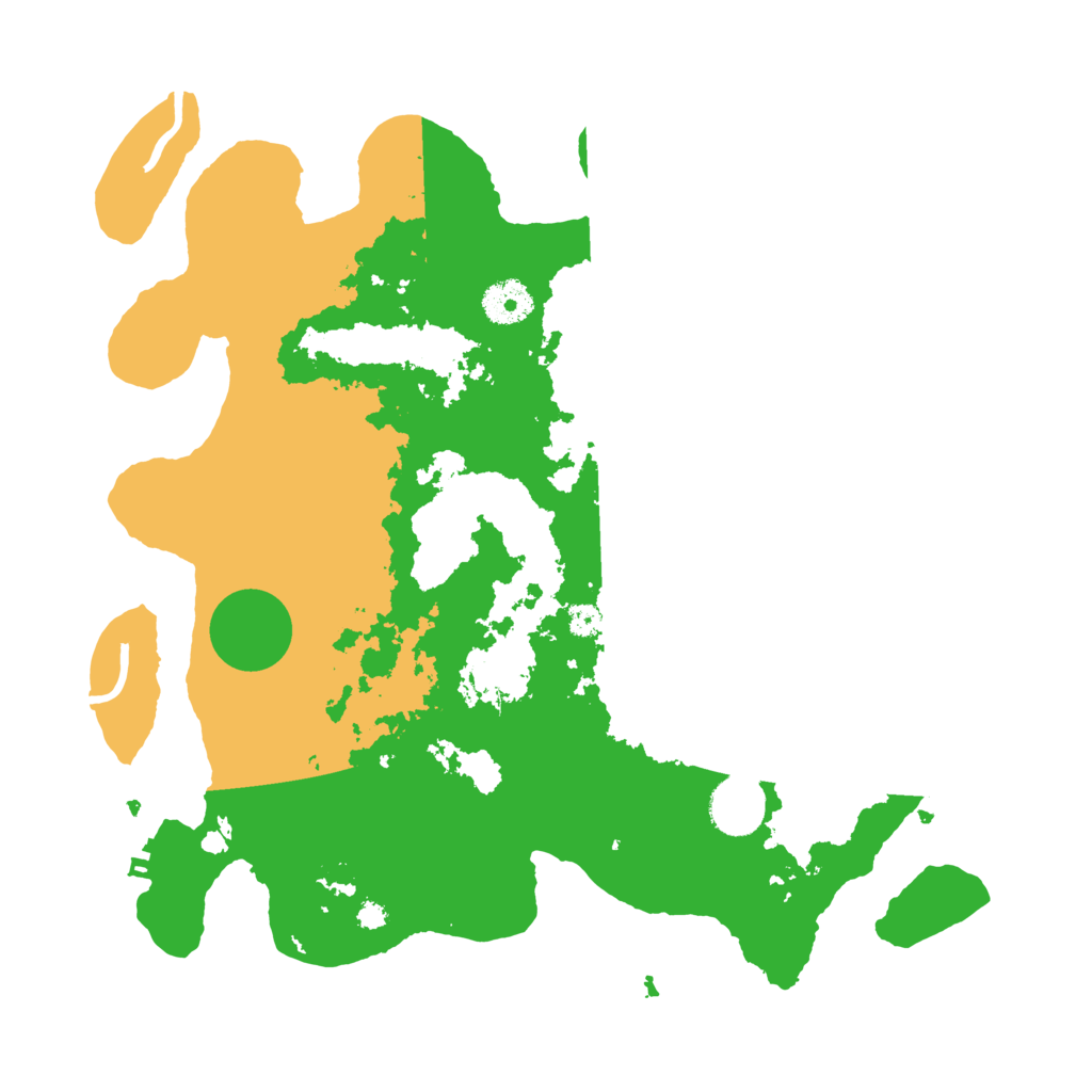 Biome Rust Map: Procedural Map, Size: 3500, Seed: 3545306