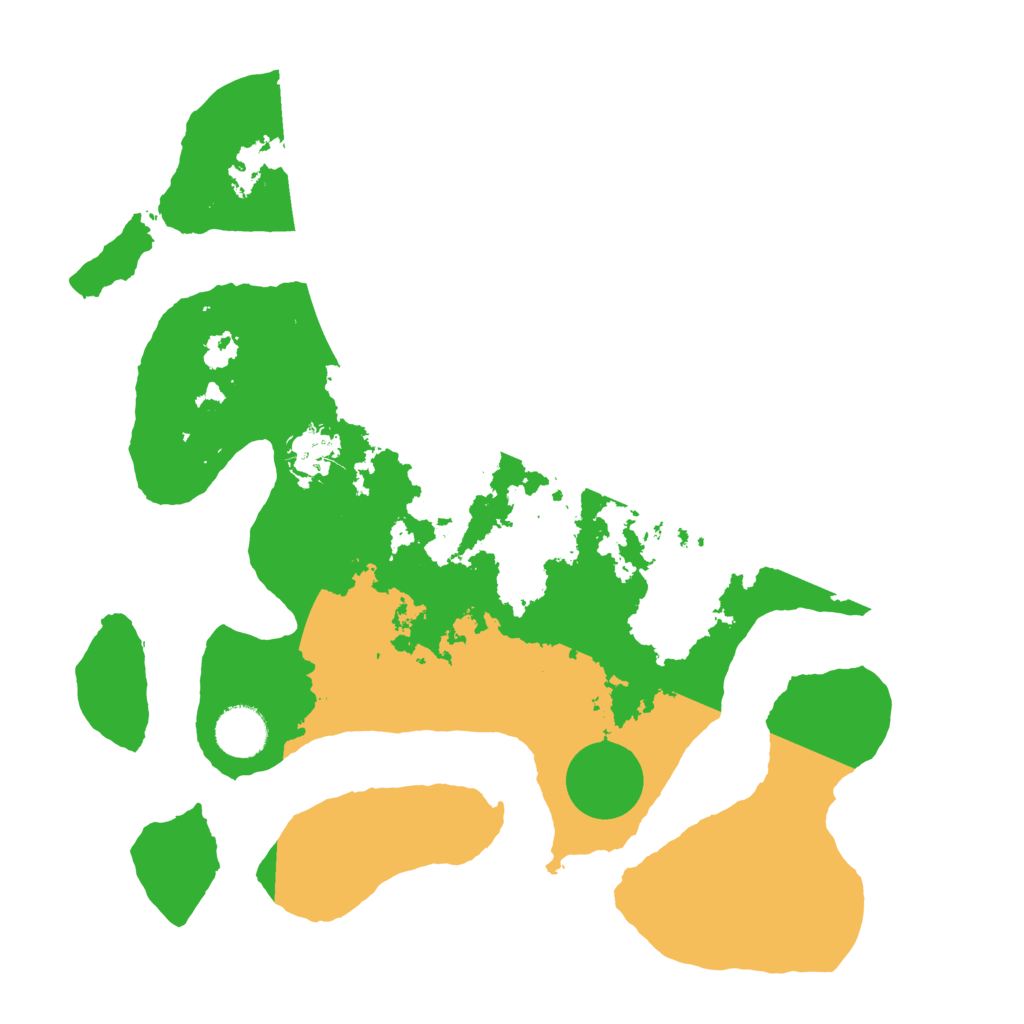 Biome Rust Map: Barren, Size: 3500, Seed: 2628783