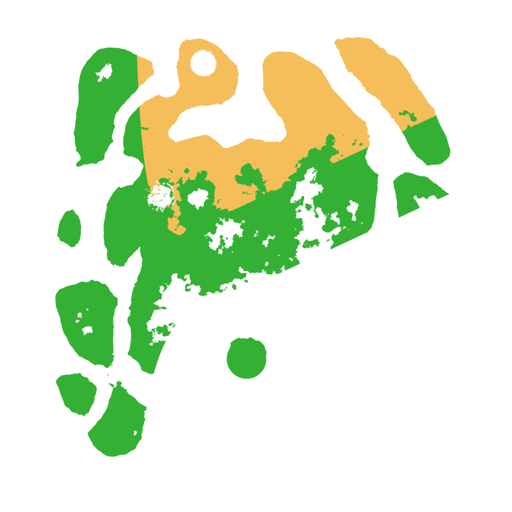 Biome Rust Map: Barren, Size: 3500, Seed: 4464327