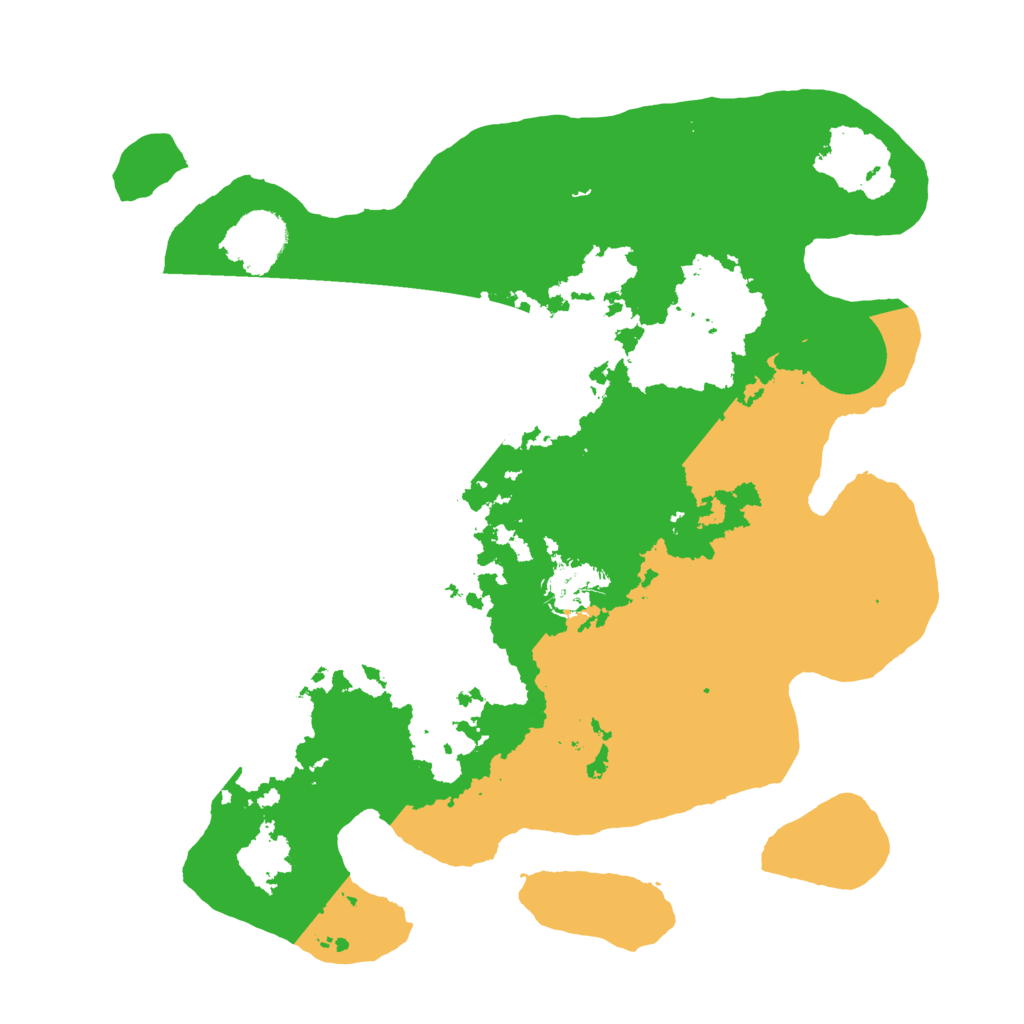 Biome Rust Map: Barren, Size: 3500, Seed: 2134948