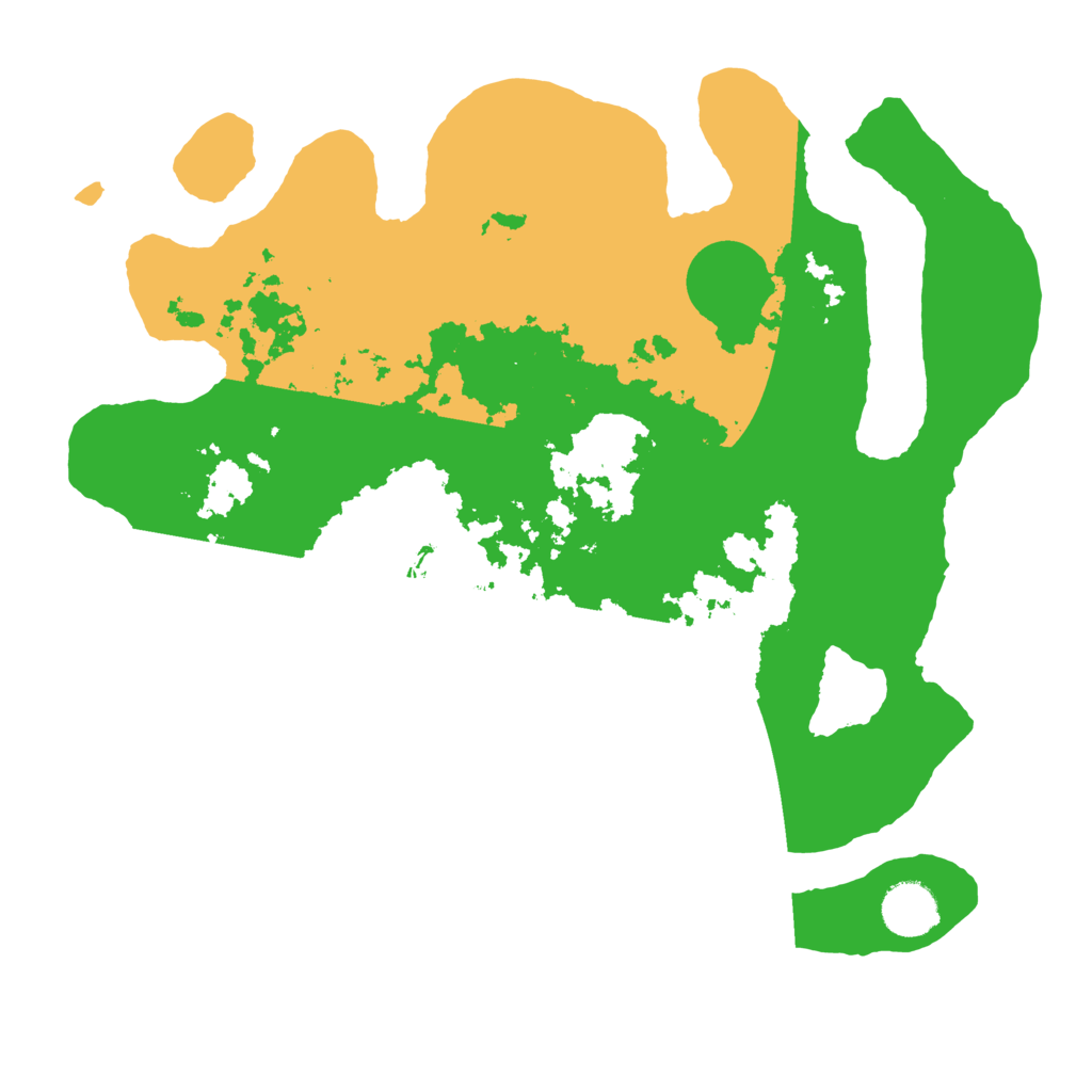 Biome Rust Map: Barren, Size: 3500, Seed: 6032235