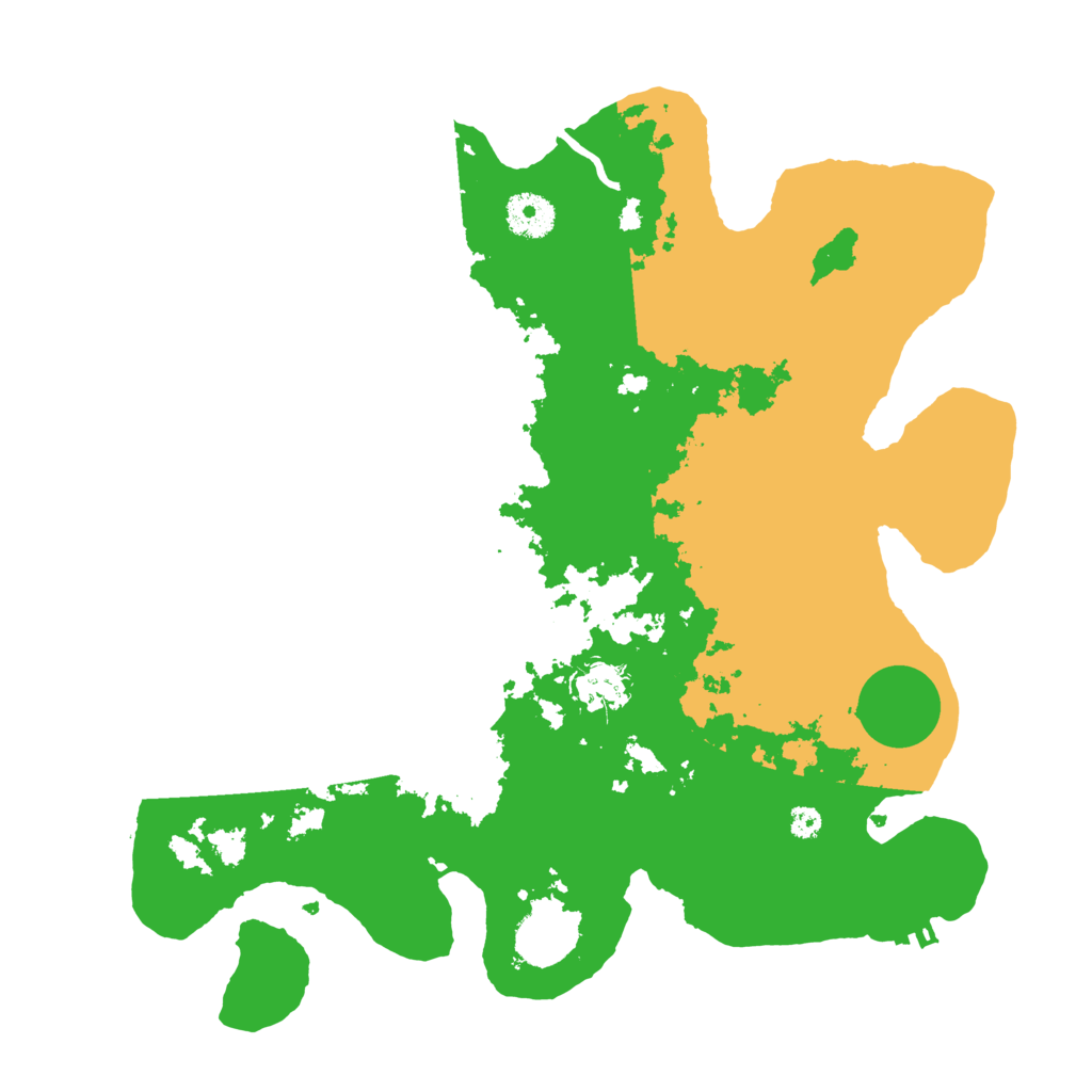 Biome Rust Map: Procedural Map, Size: 3500, Seed: 5853824