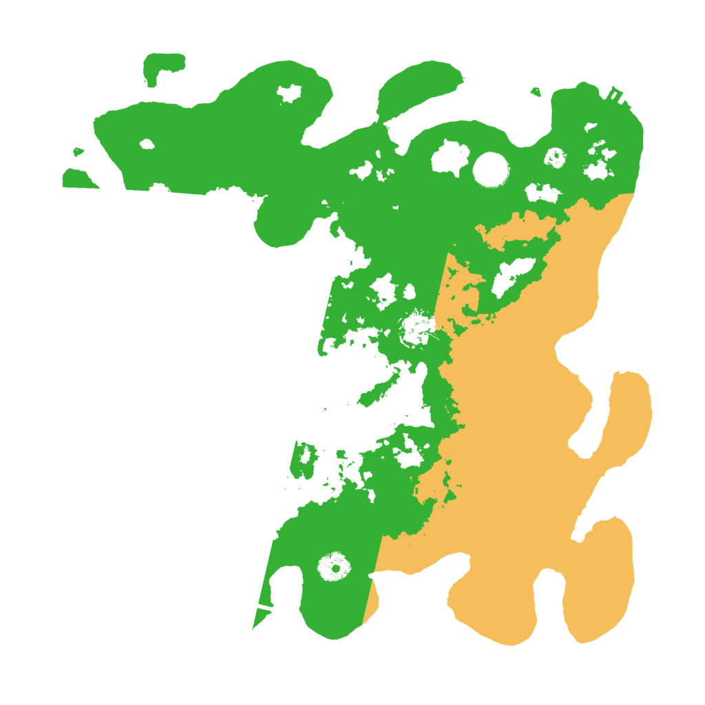 Biome Rust Map: Procedural Map, Size: 3500, Seed: 1337343