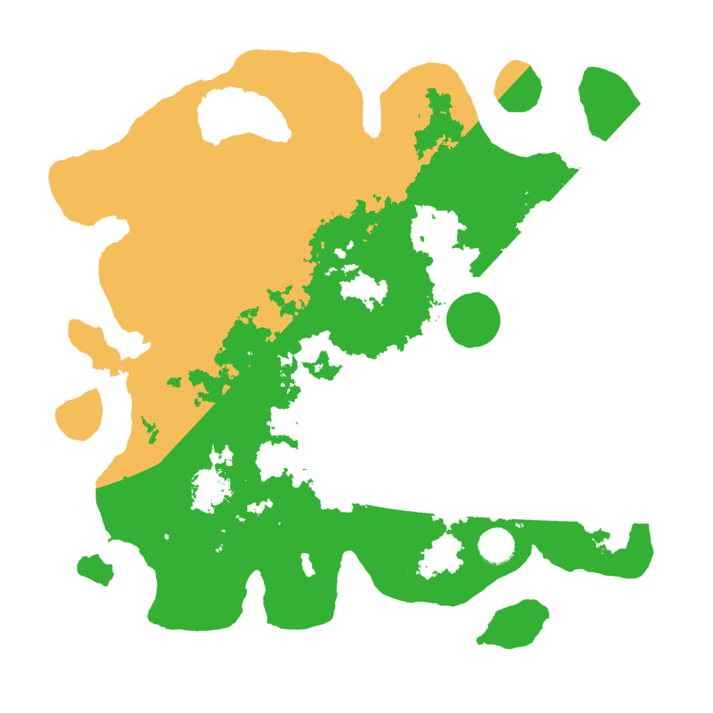 Biome Rust Map: Barren, Size: 3500, Seed: 6447508