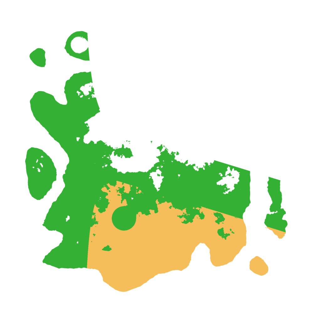 Biome Rust Map: Barren, Size: 3500, Seed: 4683330