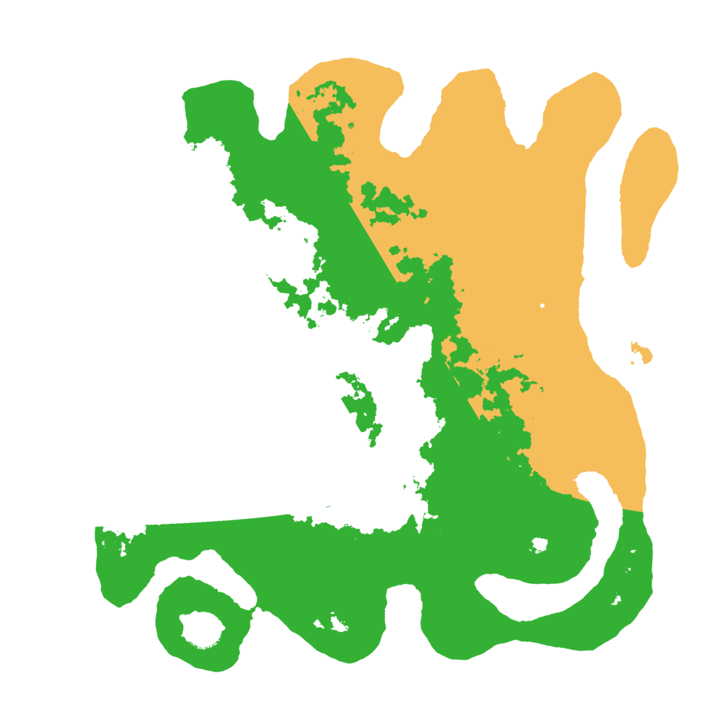 Biome Rust Map: Barren, Size: 3500, Seed: 5159205