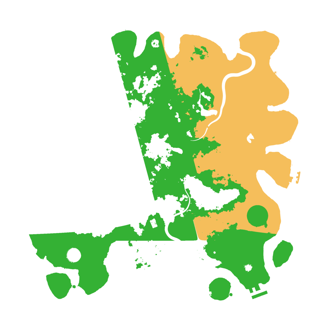 Biome Rust Map: Procedural Map, Size: 4000, Seed: 5934115
