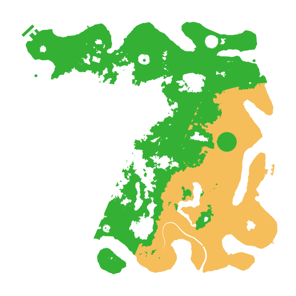 Biome Rust Map: Procedural Map, Size: 4000, Seed: 247747