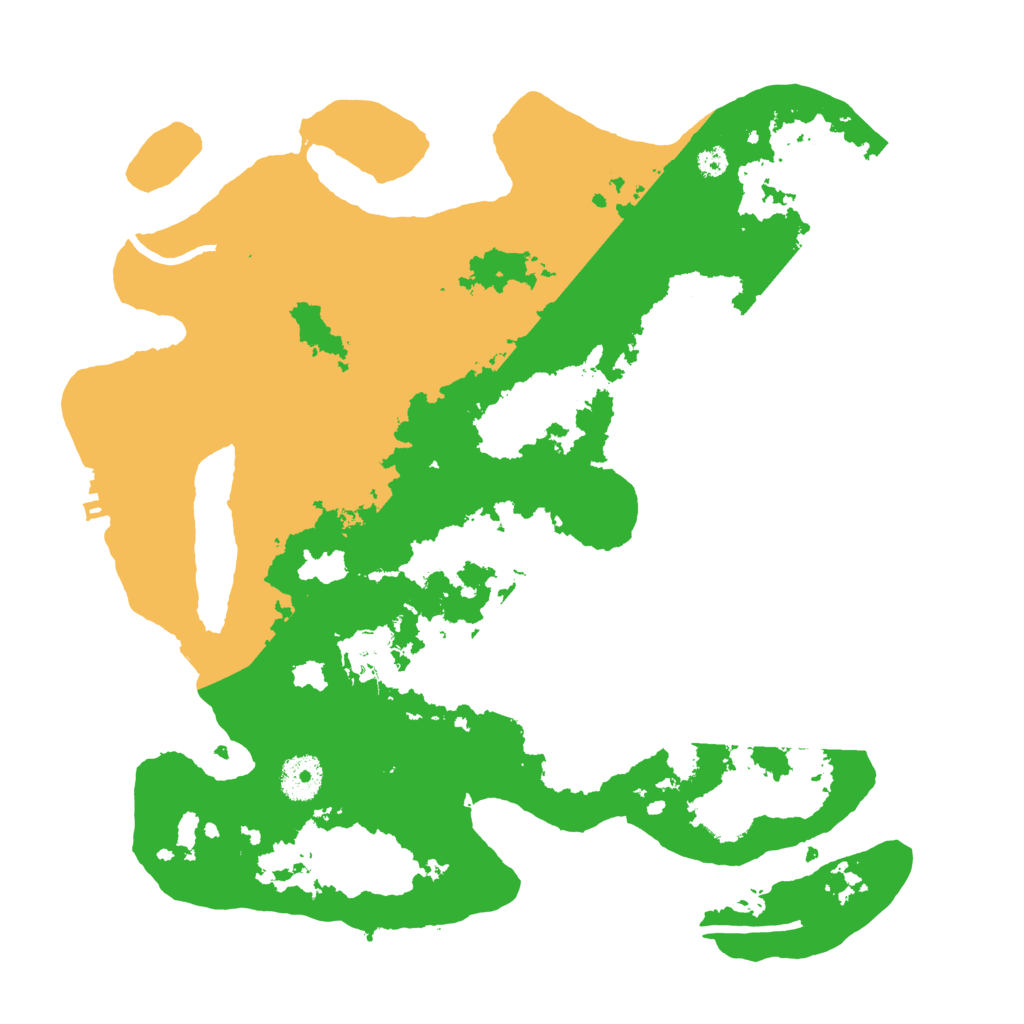 Biome Rust Map: Procedural Map, Size: 3500, Seed: 1125090