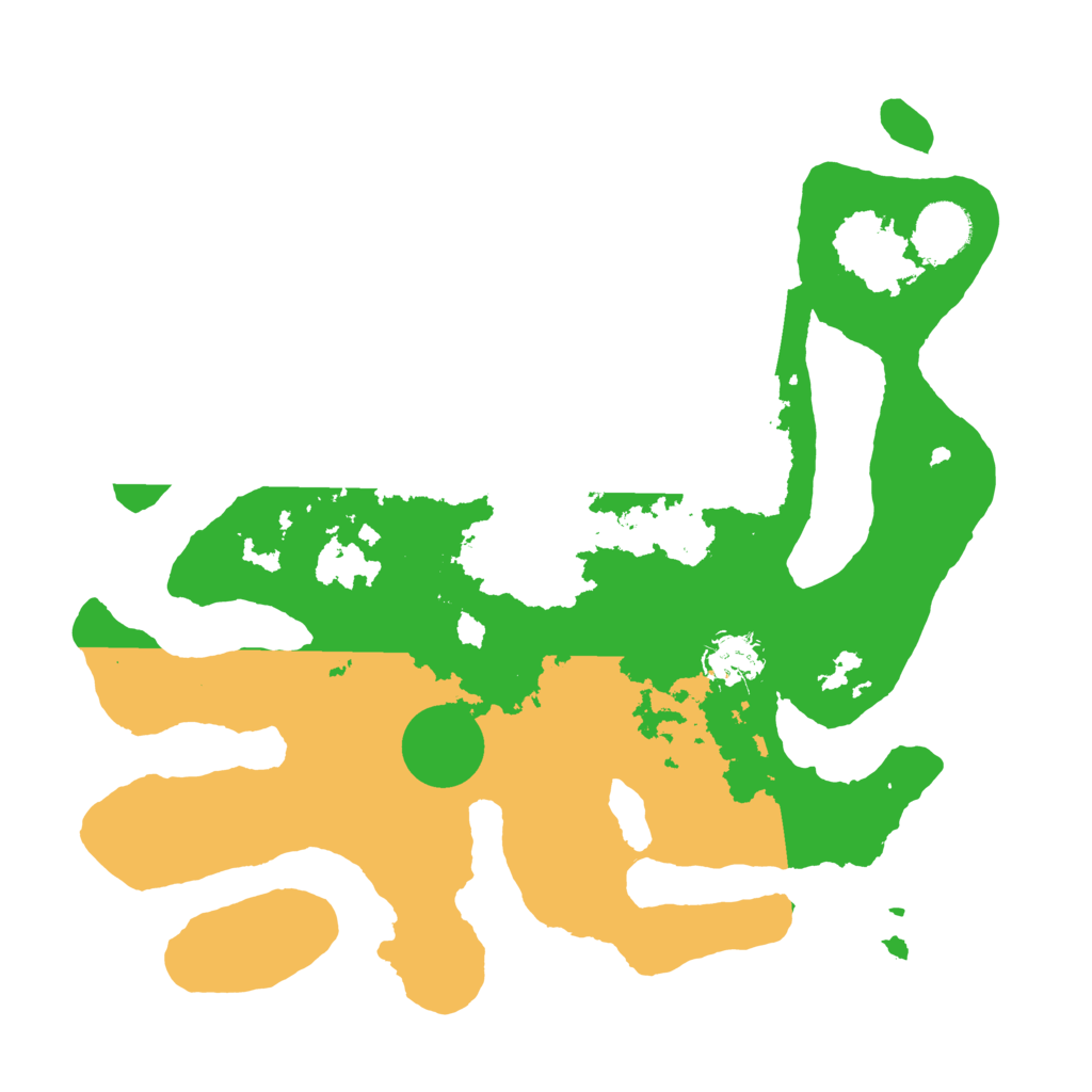 Biome Rust Map: Barren, Size: 3500, Seed: 916248