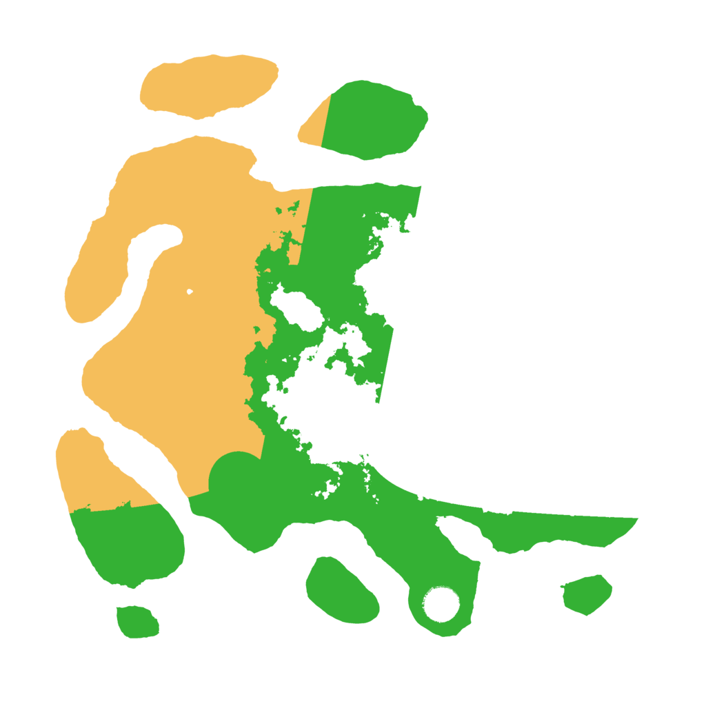 Biome Rust Map: Barren, Size: 3500, Seed: 2081336