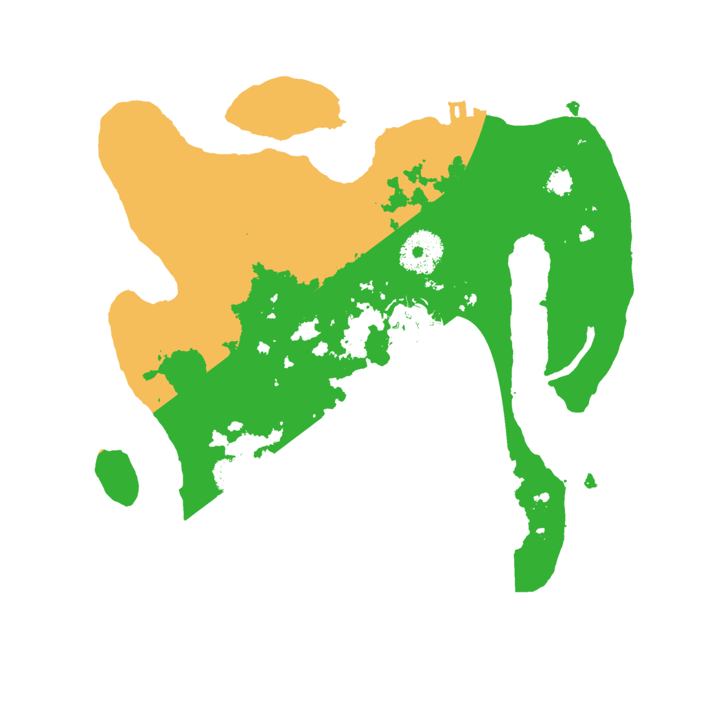 Biome Rust Map: Procedural Map, Size: 2500, Seed: 4431