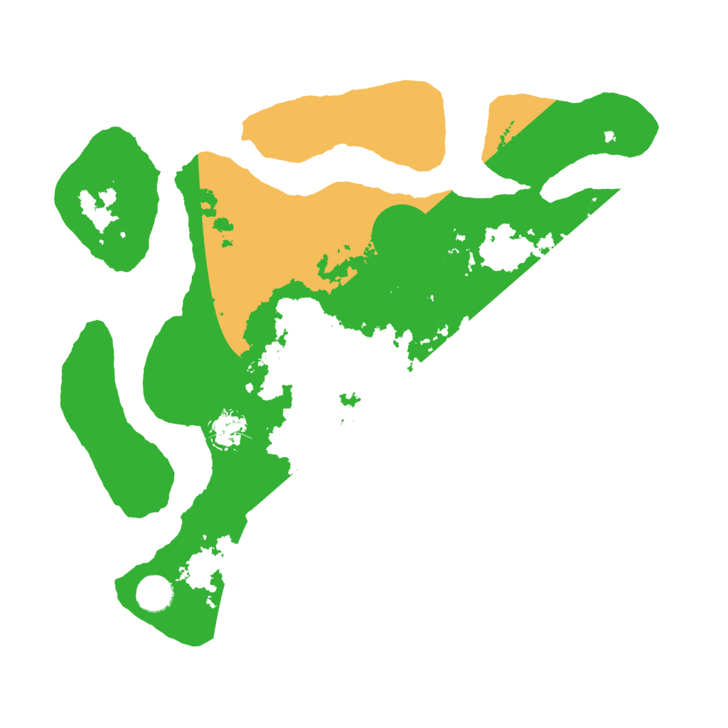 Biome Rust Map: Barren, Size: 3500, Seed: 1090042