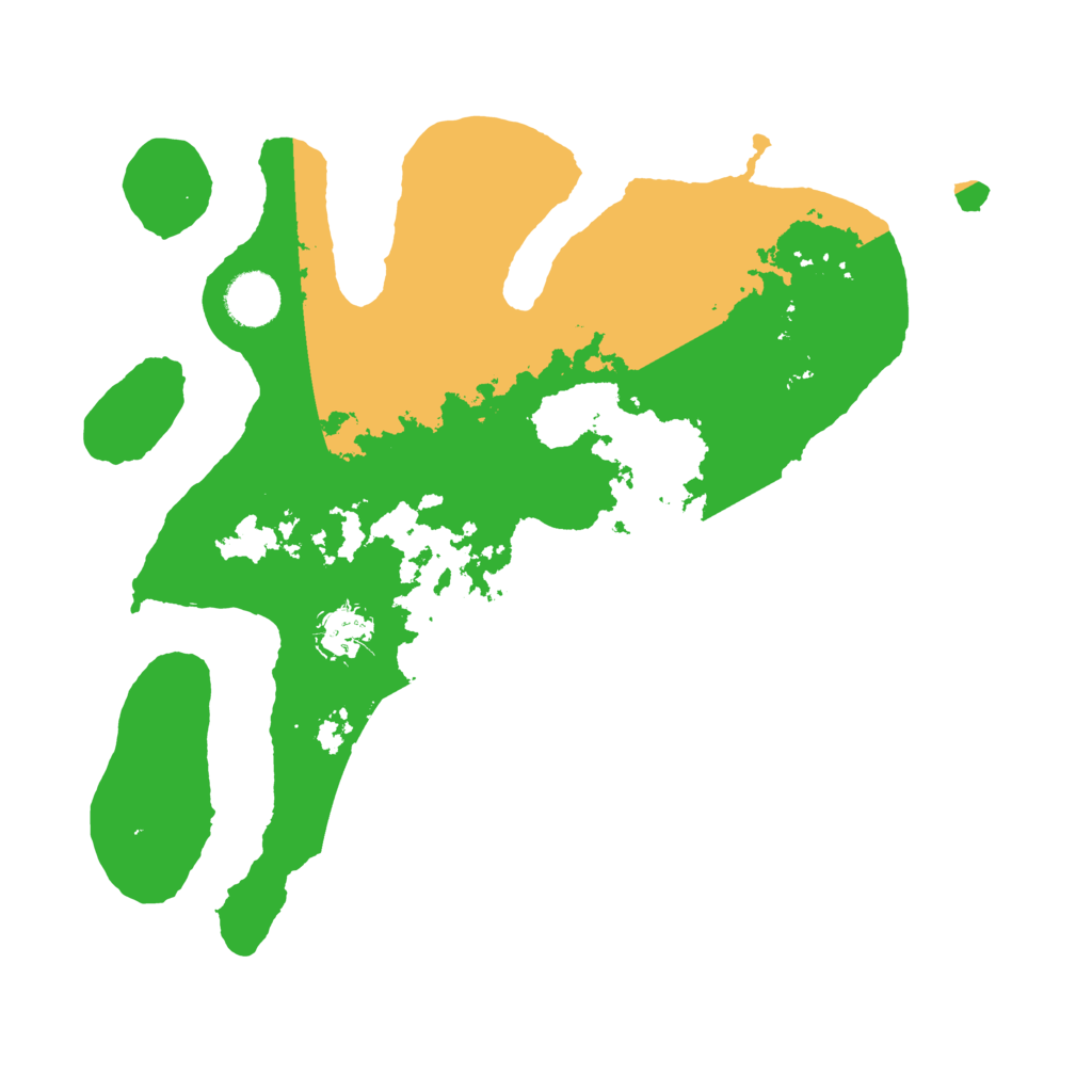 Biome Rust Map: Barren, Size: 3500, Seed: 283858