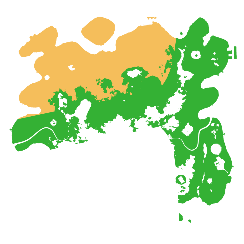 Biome Rust Map: Procedural Map, Size: 4000, Seed: 3163727