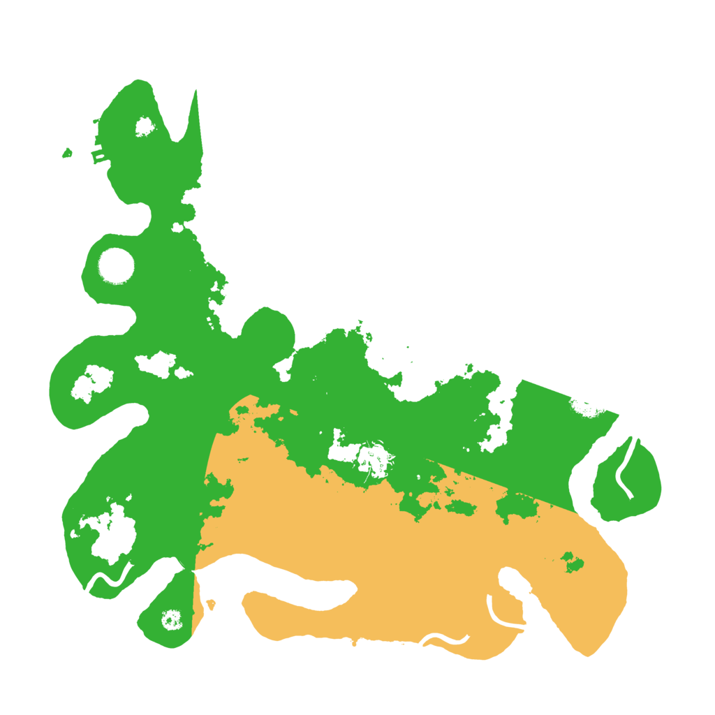 Biome Rust Map: Procedural Map, Size: 3500, Seed: 5308971