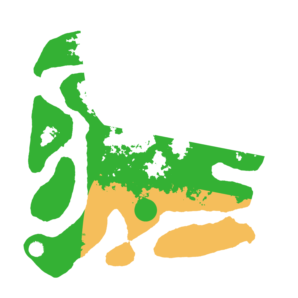 Biome Rust Map: Barren, Size: 3500, Seed: 3853491