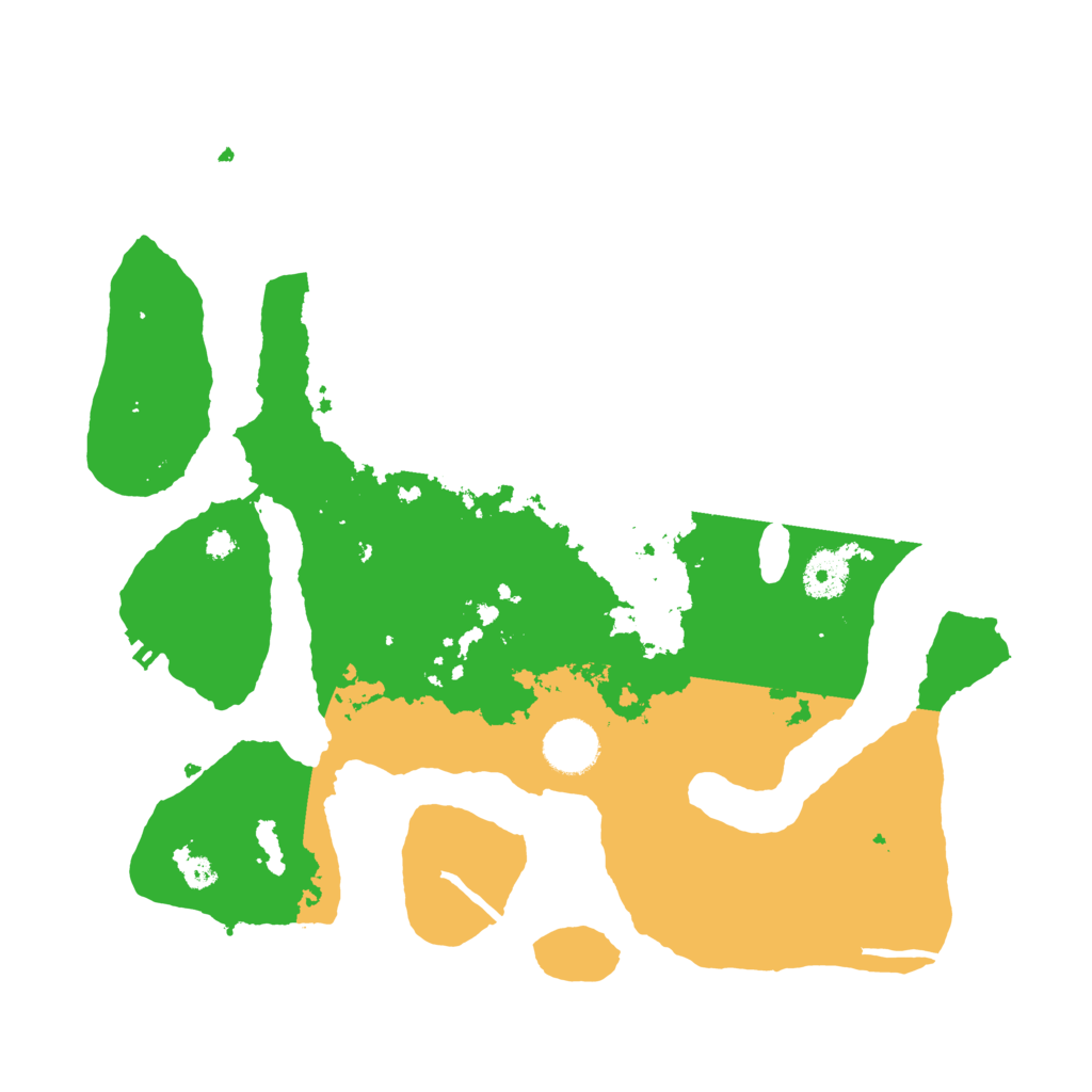 Biome Rust Map: Procedural Map, Size: 3500, Seed: 2223