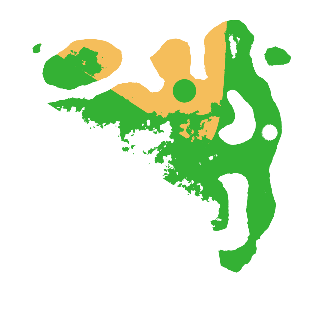 Biome Rust Map: Barren, Size: 3500, Seed: 2260768