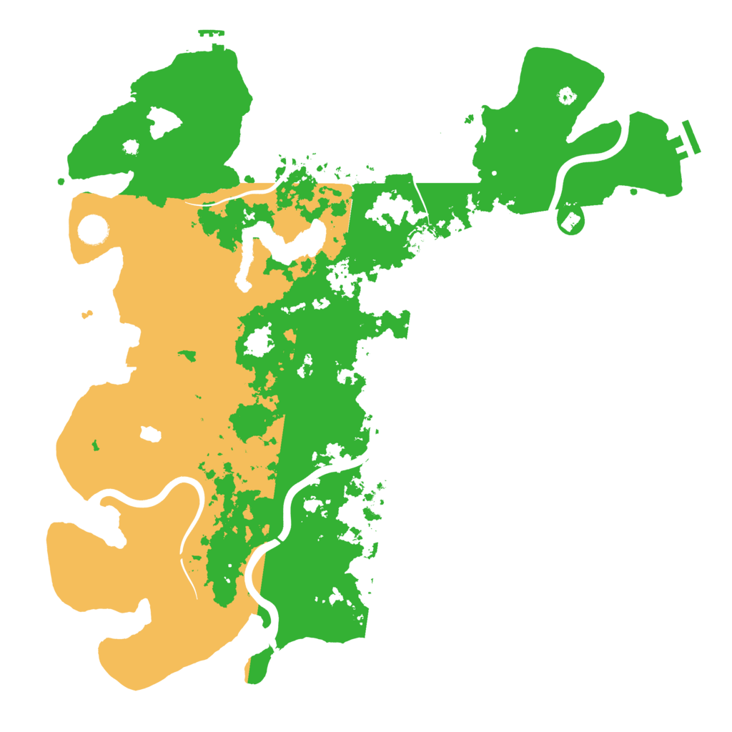 Biome Rust Map: Procedural Map, Size: 4250, Seed: 1207920