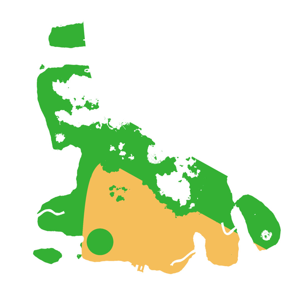 Biome Rust Map: Procedural Map, Size: 3000, Seed: 15478