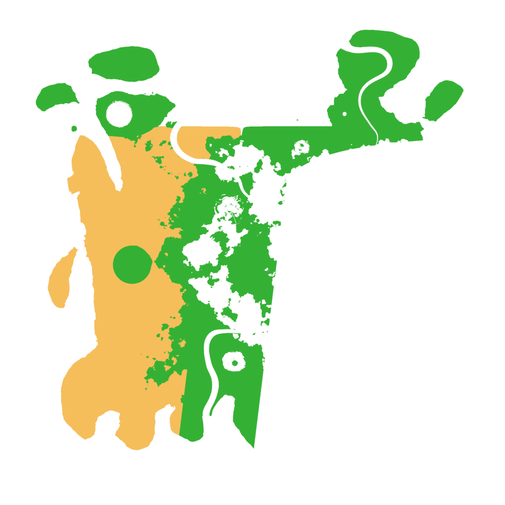 Biome Rust Map: Procedural Map, Size: 3500, Seed: 2385109