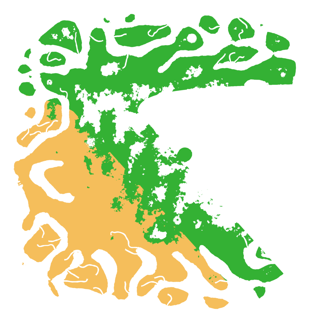 Biome Rust Map: Procedural Map, Size: 6000, Seed: 13370815