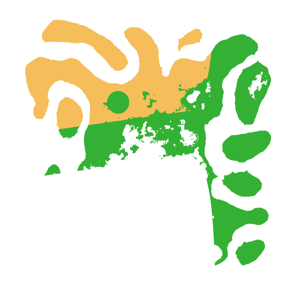 Biome Rust Map: Barren, Size: 3500, Seed: 984742