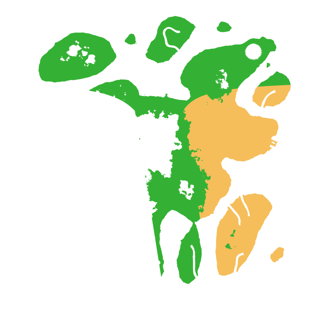 Biome Rust Map: Procedural Map, Size: 3500, Seed: 5720370