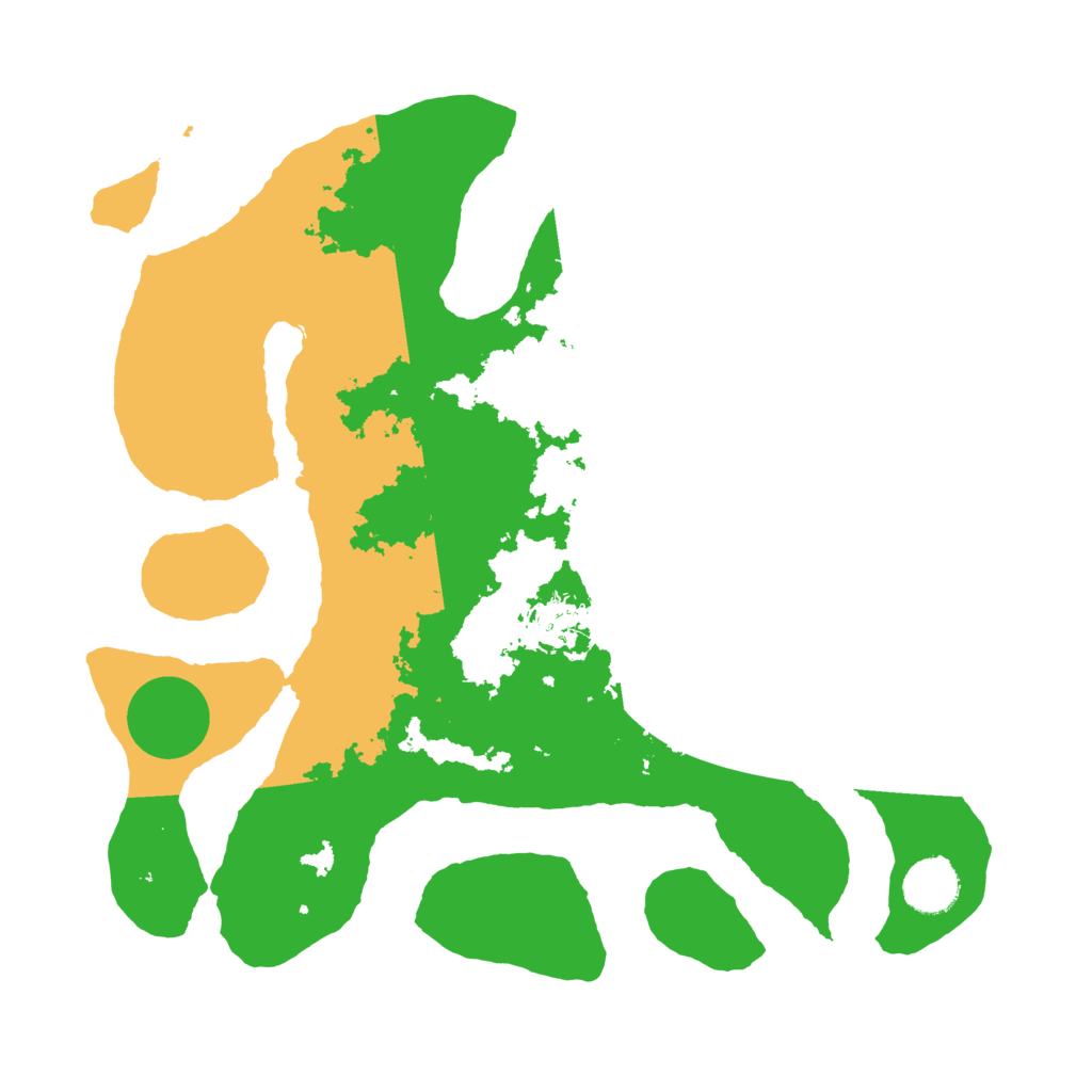 Biome Rust Map: Barren, Size: 3500, Seed: 2294394