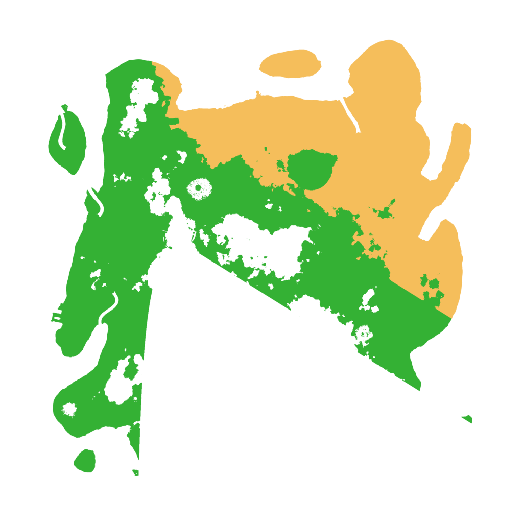 Biome Rust Map: Procedural Map, Size: 3500, Seed: 4311218