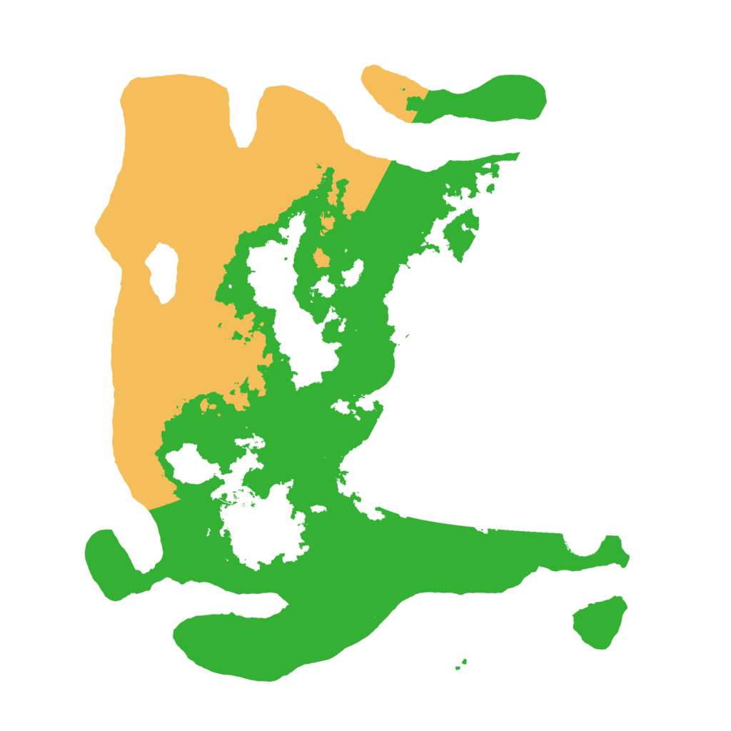 Biome Rust Map: Barren, Size: 3500, Seed: 763258