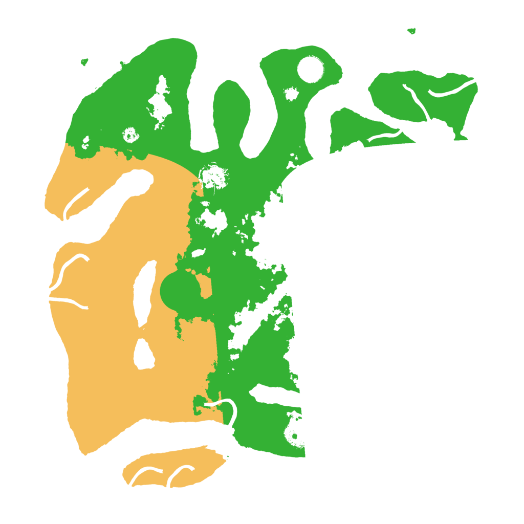 Biome Rust Map: Procedural Map, Size: 3500, Seed: 5787244