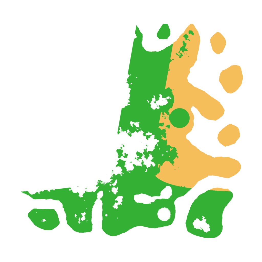 Biome Rust Map: Barren, Size: 3500, Seed: 6132392