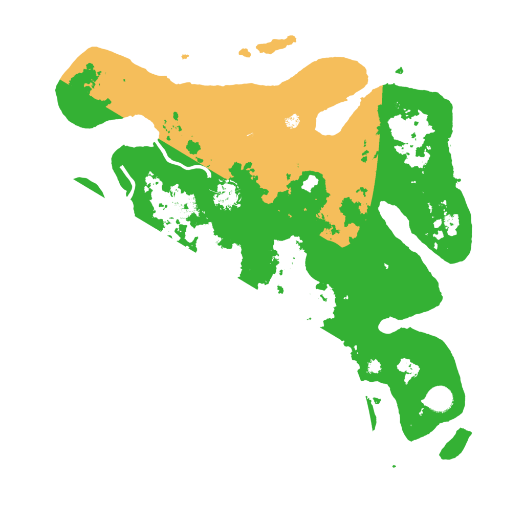 Biome Rust Map: Procedural Map, Size: 3500, Seed: 2147945