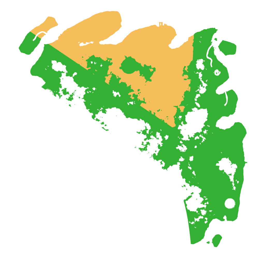 Biome Rust Map: Procedural Map, Size: 4500, Seed: 3092215