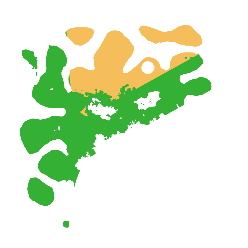 Biome Rust Map: Barren, Size: 3500, Seed: 5854744