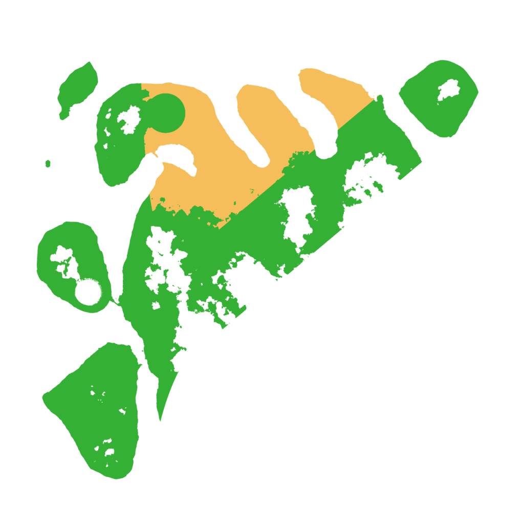 Biome Rust Map: Barren, Size: 3500, Seed: 6288223