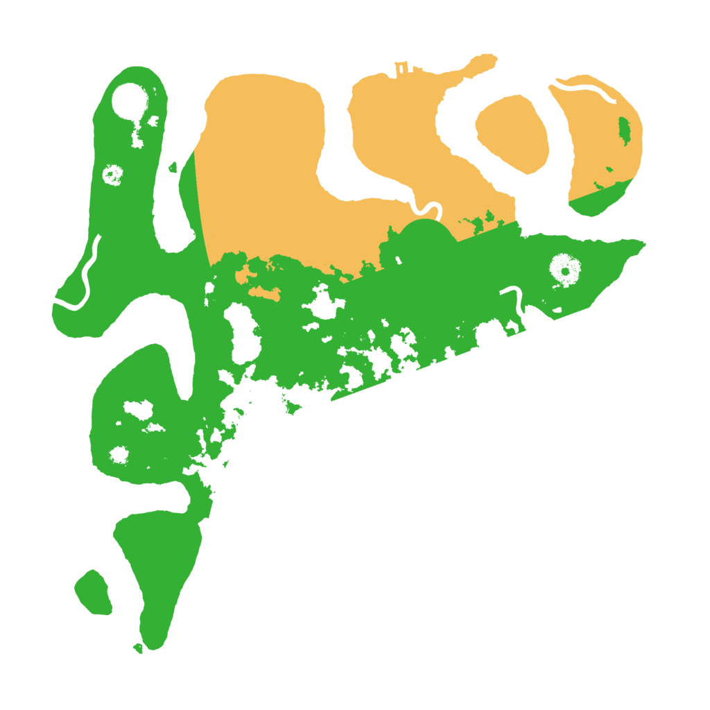 Biome Rust Map: Procedural Map, Size: 3500, Seed: 3079699