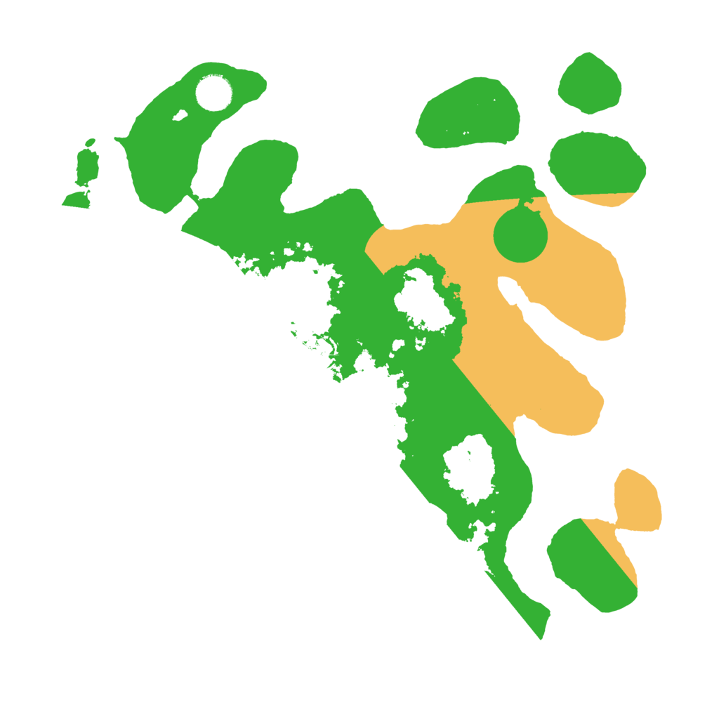 Biome Rust Map: Barren, Size: 3500, Seed: 2063113